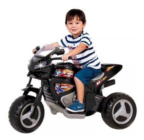 Mini Moto Eletrica Infantil Menino Max Turbo V6 Frete Grátis